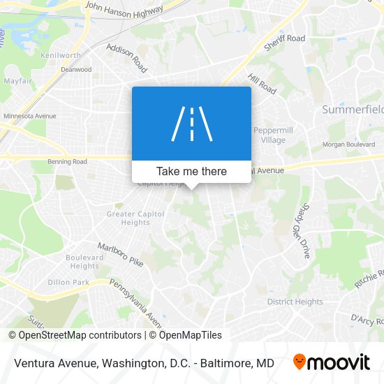 Ventura Avenue map