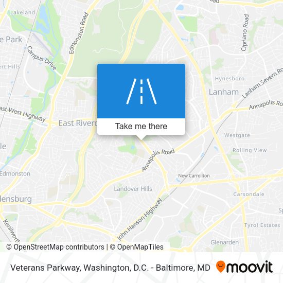 Veterans Parkway map