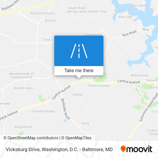 Mapa de Vicksburg Drive