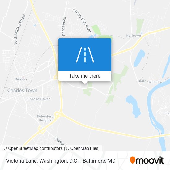 Victoria Lane map