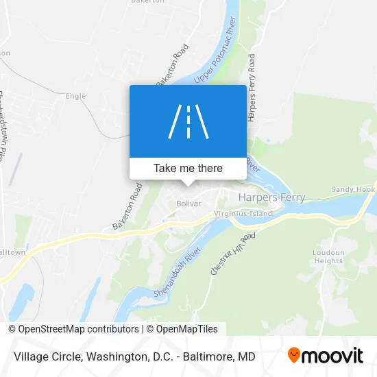 Village Circle map