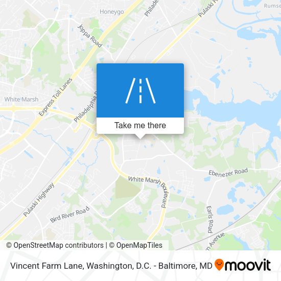 Mapa de Vincent Farm Lane