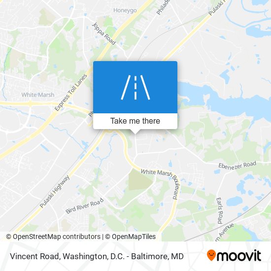 Vincent Road map