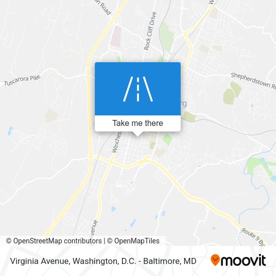 Virginia Avenue map
