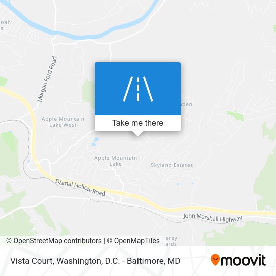 Vista Court map