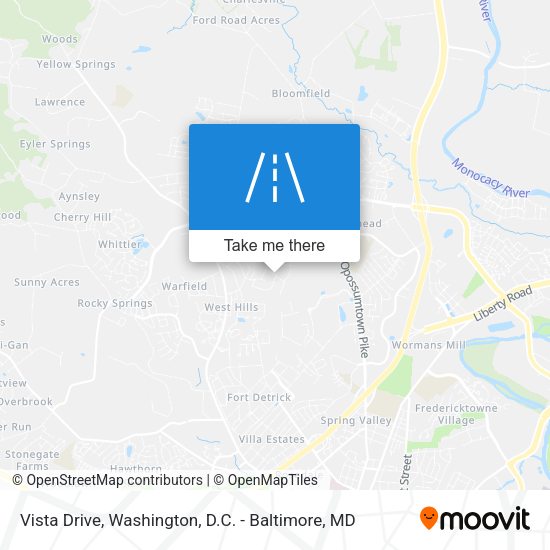 Vista Drive map