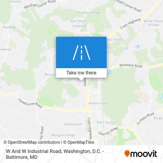 W And W Industrial Road map