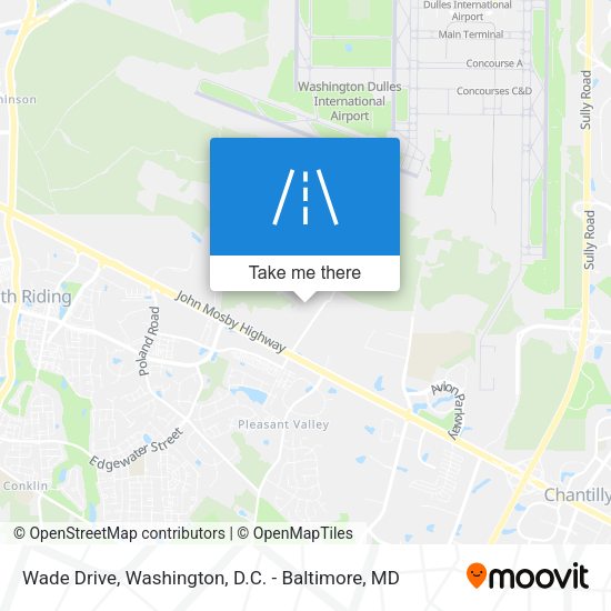 Mapa de Wade Drive