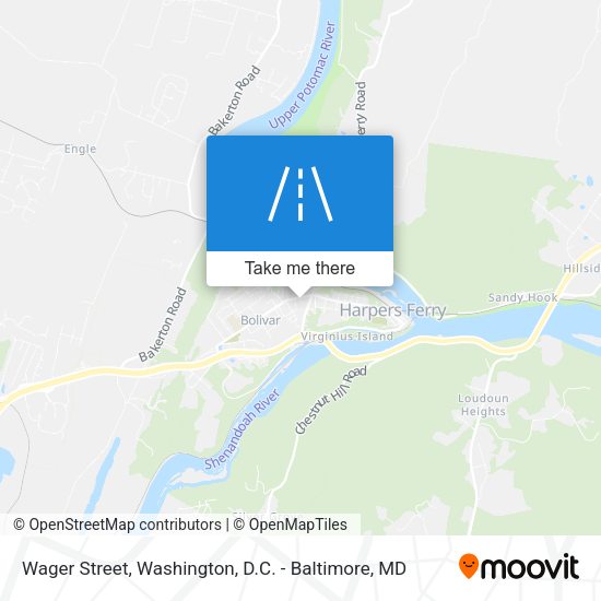 Mapa de Wager Street