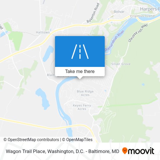 Mapa de Wagon Trail Place