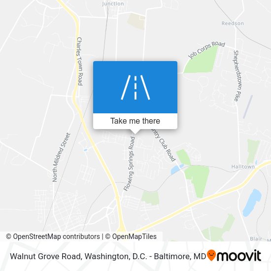 Mapa de Walnut Grove Road