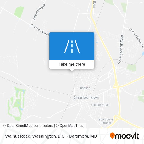 Walnut Road map