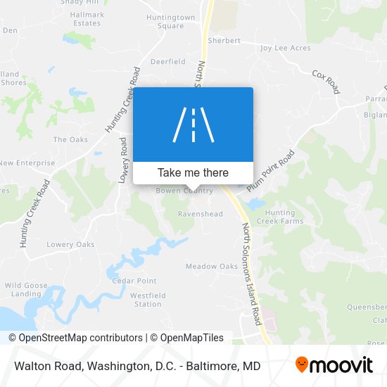 Mapa de Walton Road