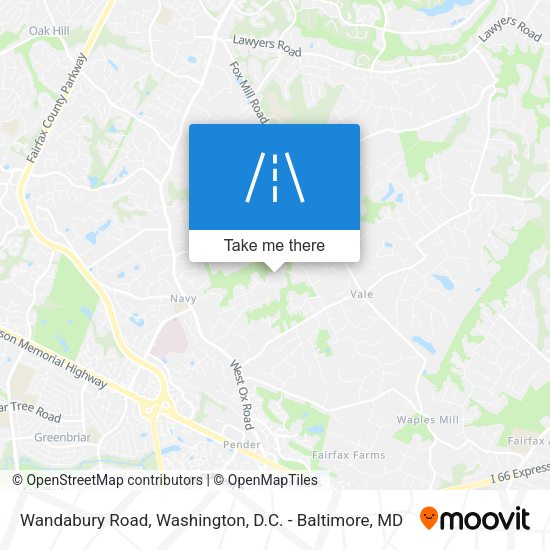 Wandabury Road map