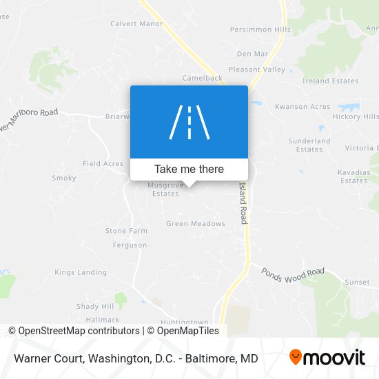 Warner Court map