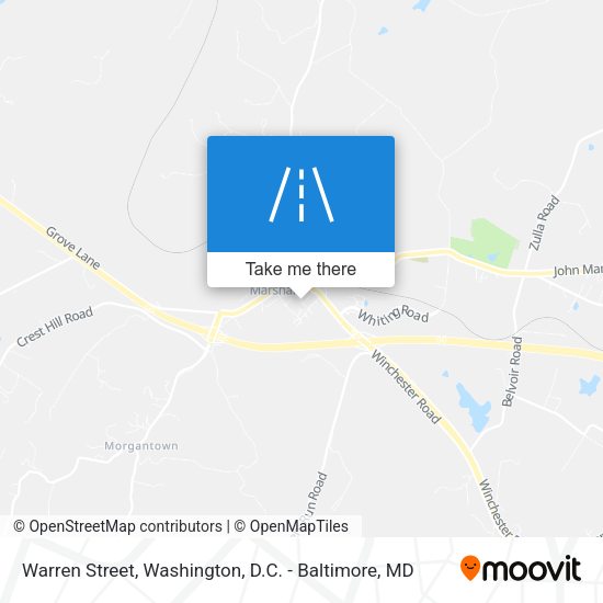 Mapa de Warren Street