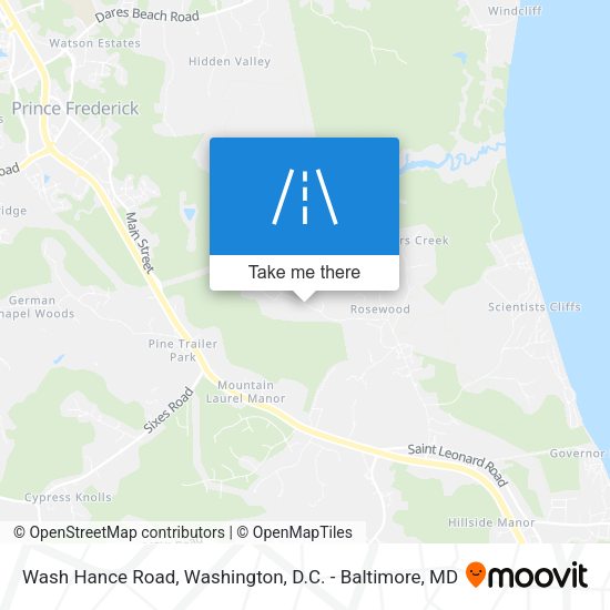Wash Hance Road map