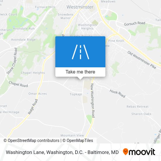 Mapa de Washington Lane
