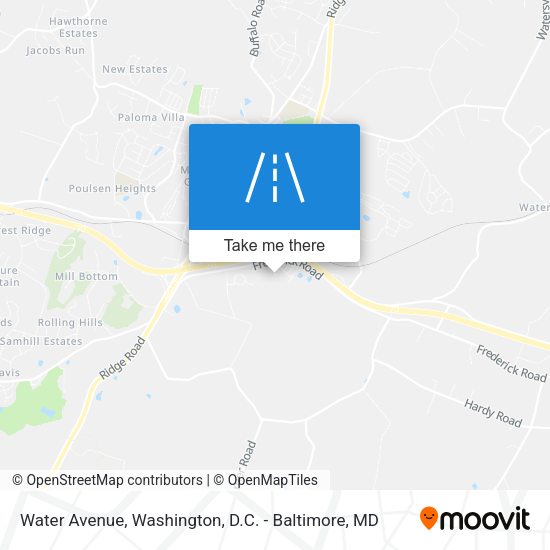 Water Avenue map
