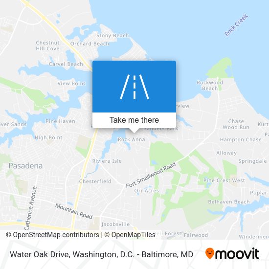 Mapa de Water Oak Drive