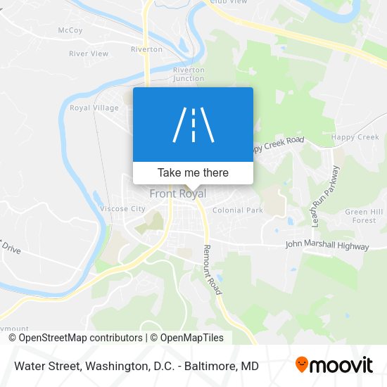 Water Street map