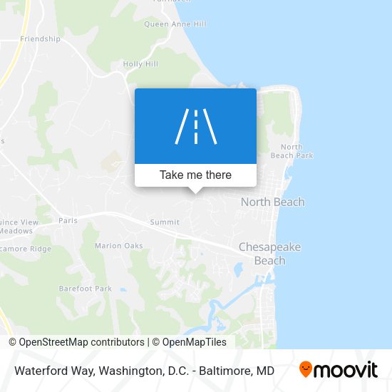 Waterford Way map