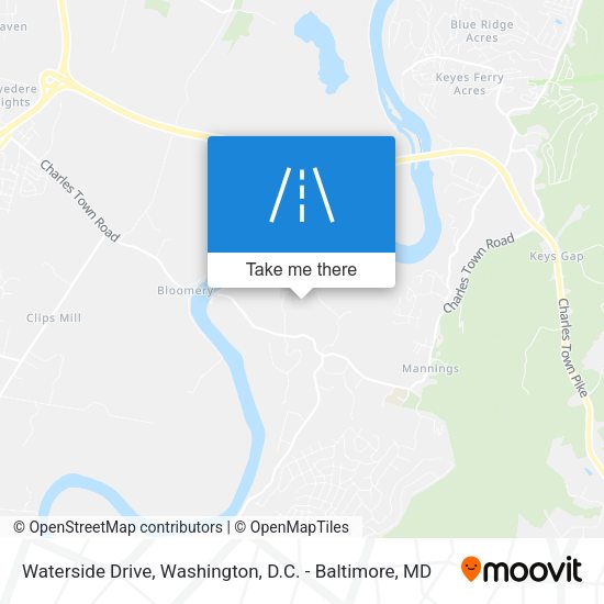 Mapa de Waterside Drive