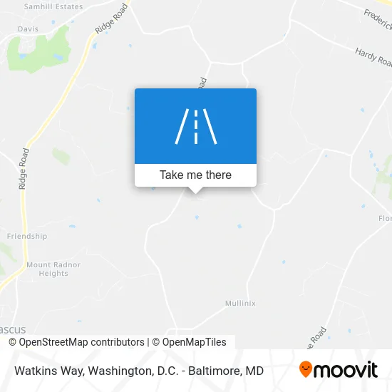 Watkins Way map