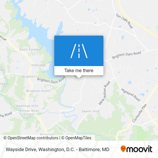 Wayside Drive map