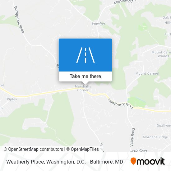 Weatherly Place map