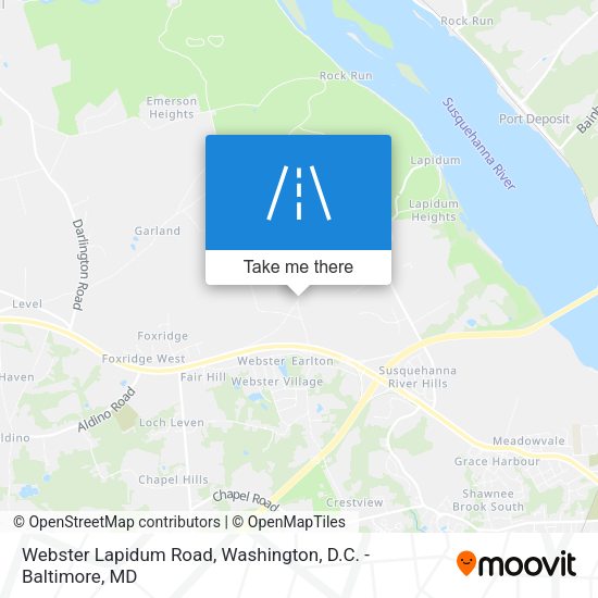 Webster Lapidum Road map