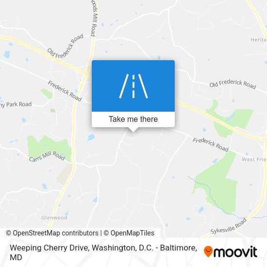 Mapa de Weeping Cherry Drive