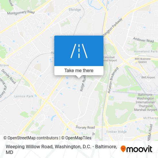 Weeping Willow Road map