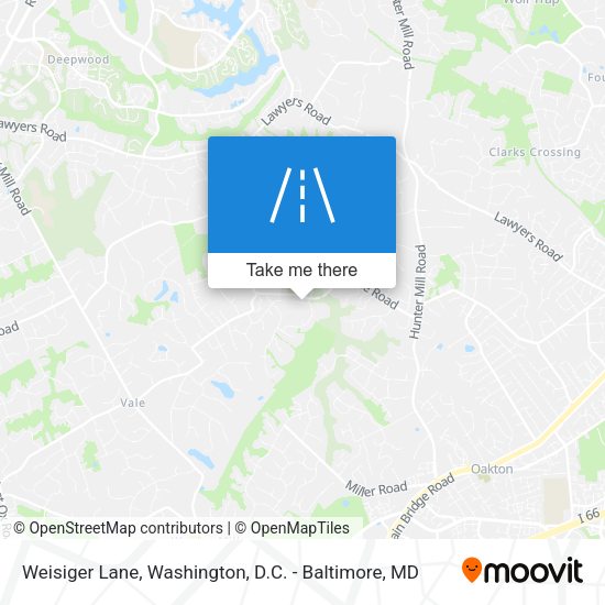 Weisiger Lane map