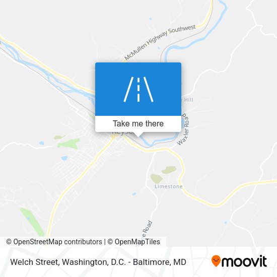 Mapa de Welch Street