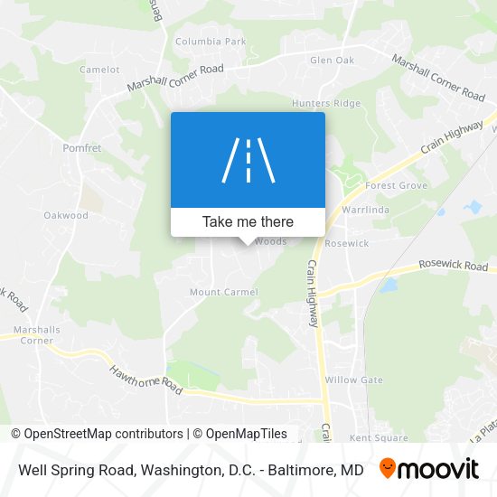 Mapa de Well Spring Road