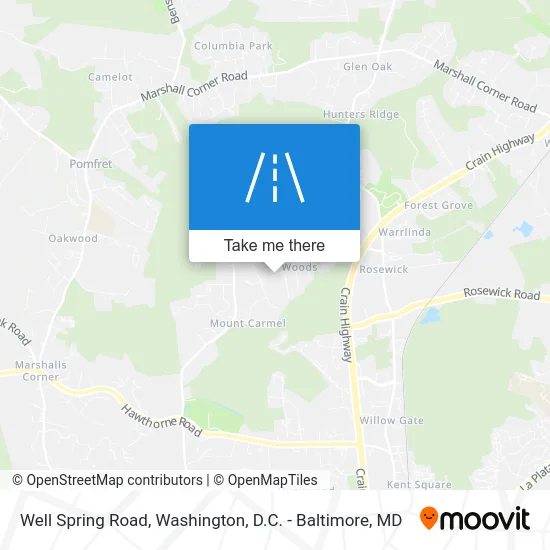 Well Spring Road map