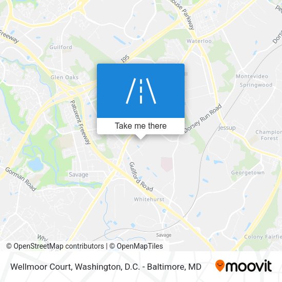 Mapa de Wellmoor Court