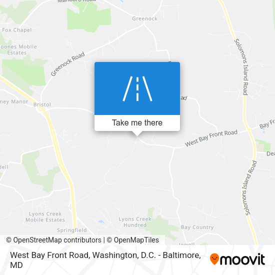 Mapa de West Bay Front Road