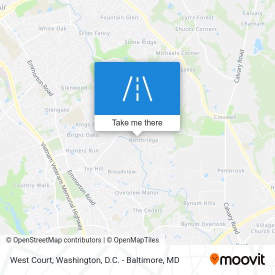 West Court map