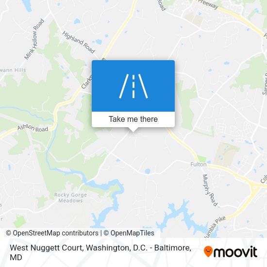 Mapa de West Nuggett Court
