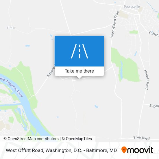 West Offutt Road map