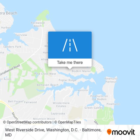 Mapa de West Riverside Drive