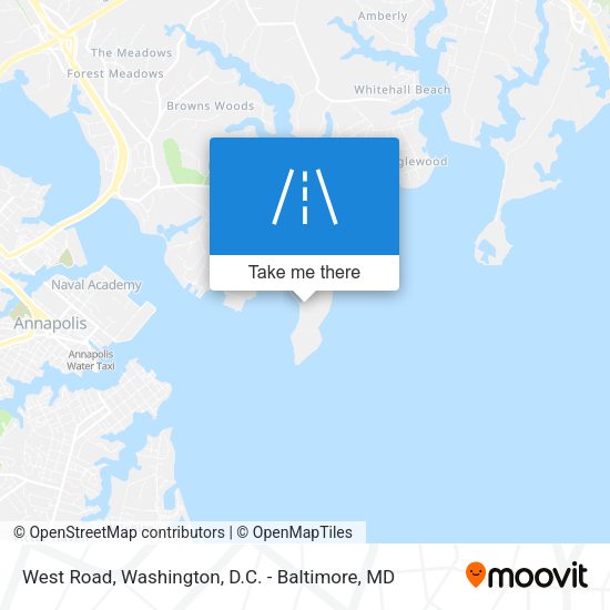 Mapa de West Road