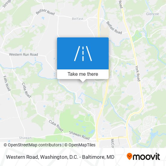 Western Road map