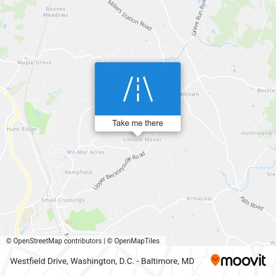 Westfield Drive map