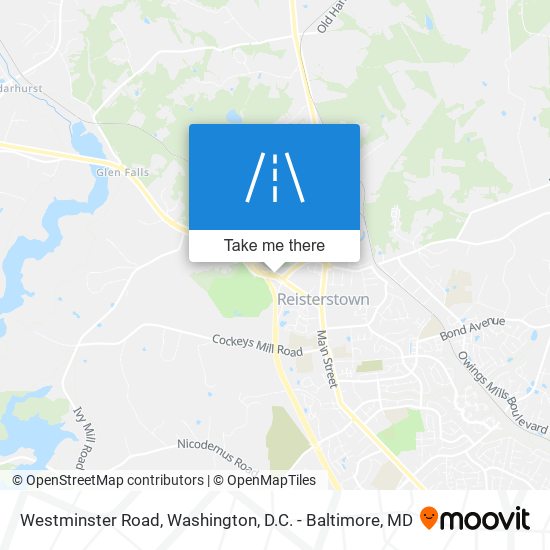 Mapa de Westminster Road