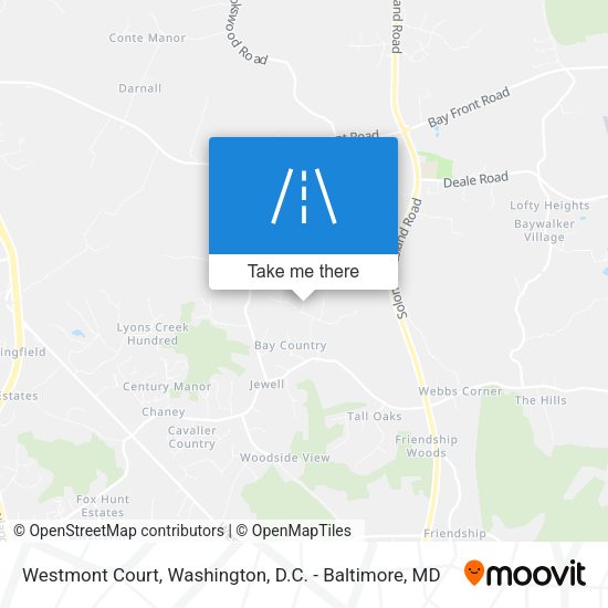 Westmont Court map