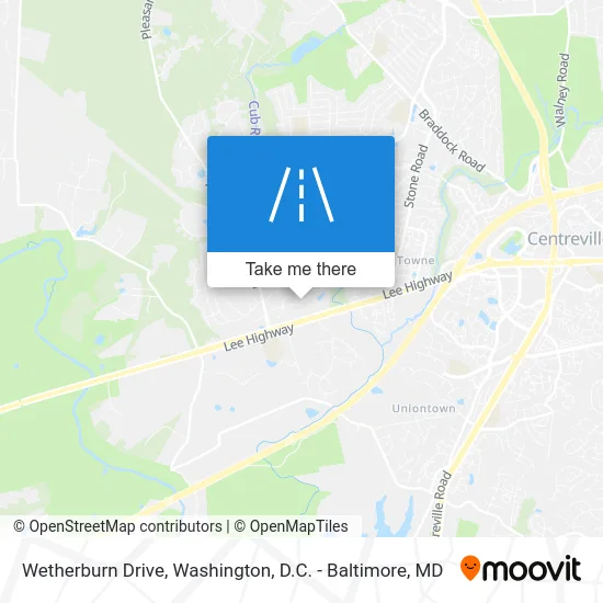 Wetherburn Drive map