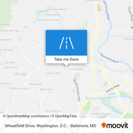 Wheatfield Drive map